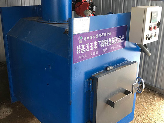 湖北溪水海大集团玉米焚烧炉